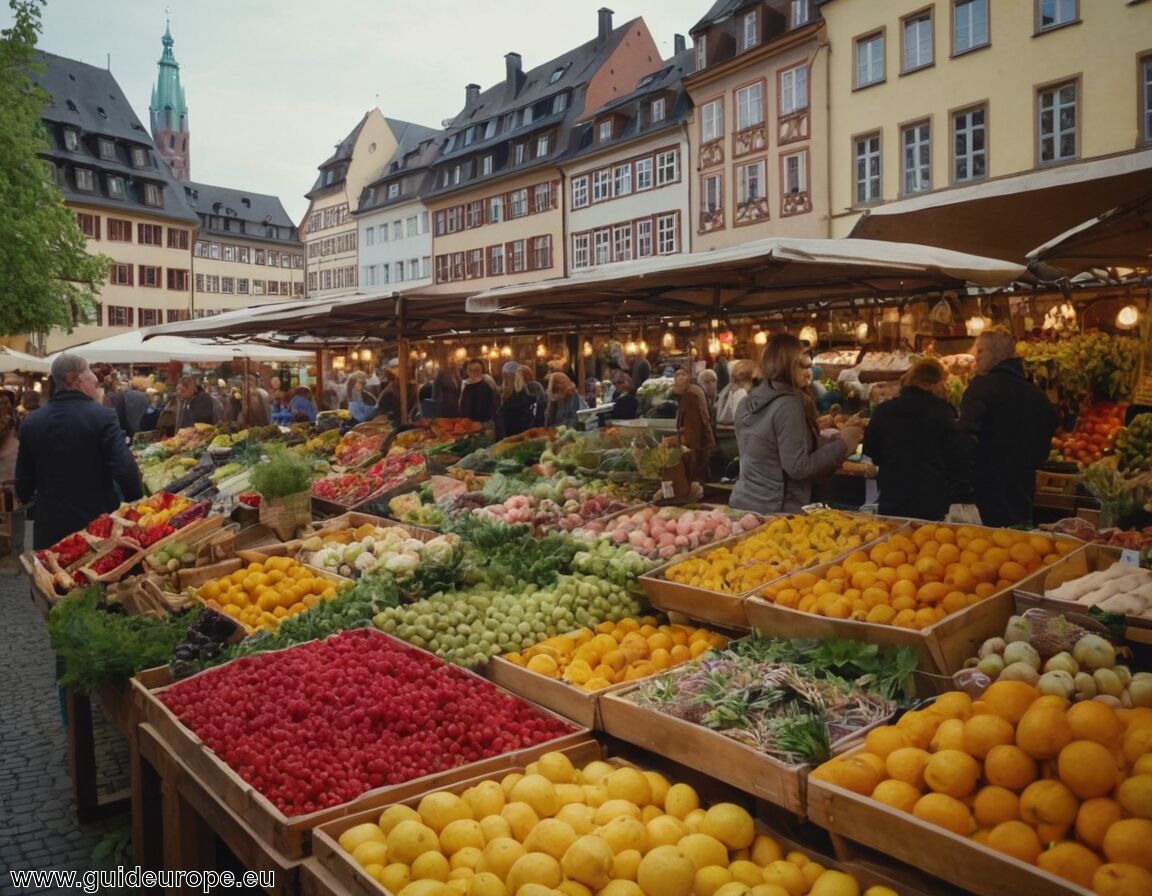 Frische Märkte in Frankfurts Altstadt - Die schönsten Märkte in Deutschland