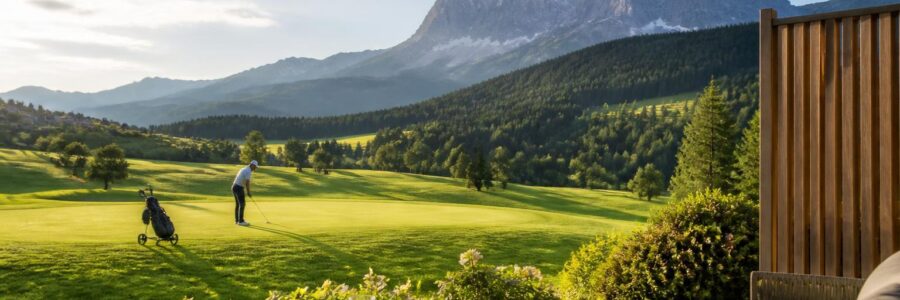 Golfurlaub in Südtirol: Wenn der erste Abschlag fast vor der Terrasse liegt